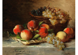 A-1499 Arthur-Alfred Brunel de Neuville - Zátiší s jablky a hrozny