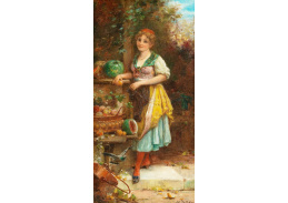 A-1517 Hans Zatzka - Dívka s miskou ovoce