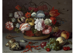 A-1648 Balthasar van der Ast - Zátiší s ovocem a květinami