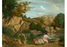 A-1759 Jean Babtiste Mallet - Koupání na břehu jezera