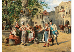 A-1767 Johann Hamza - Rozhovory u kašny