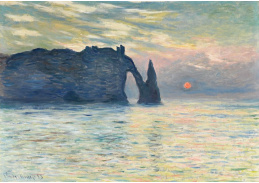 A-2000 Claude Monet - Východ slunce v Etretatu