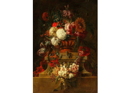 A-2860 Jacob Melchior van Herck - Květiny ve váze na klasickém podstavci