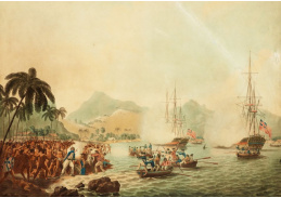 A-3012 Francis Jukes a John Cleveley - Smrt kapitána Cooka na Havaji