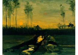 A-3184 Vincent van Gogh - Krajina při západu slunce