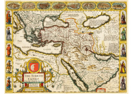 A-3614 John Speed - Mapa tureckého imperia roku 1626