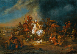 A-3979 August Querfurt - Jízdní bitva mezi křesťany a Osmany