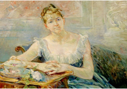 A-3994 Berthe Morisot - Portrét Louise Riesener