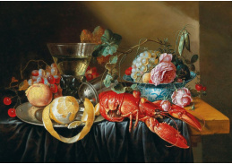 DDSO-4627 Cornelis Mahu - Zátiší s krabem a ovocem