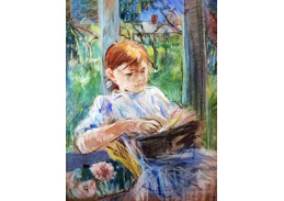 A-4513 Berthe Morisot - Mladá dívka při čtení