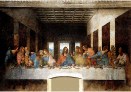  Leonardo da Vinci - Poslední večeře, 90x60 cm