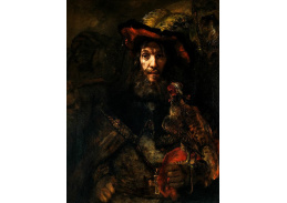A-5630 Rembrandt - Rytíř se sokolem