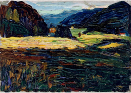A-5891 Vasilij Kandinskij - Kochel, pohled na hory