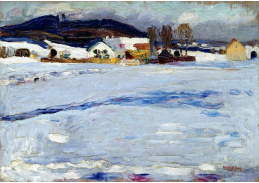 A-5917 Vasilij Kandinskij - Poblíž Starnbergu v zimě