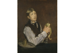 A-6031 Édouard Manet - Mladý chlapec při loupání hrušky