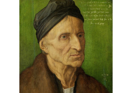 VR12-59  Albrecht Dürer - Portrét norimberského malíře Michaela Wolgemuta