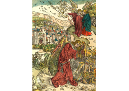 VR12-80 Albrecht Dürer - Anděl ukazující svatému Janovi Nový Jeruzalém