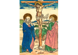 VR12-73 Albrecht Dürer - Kristus na kříži mezi Pannou Marií a svatým Janem