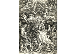 VR12-129 Albrecht Dürer - Madonna obklopená mnoha anděly