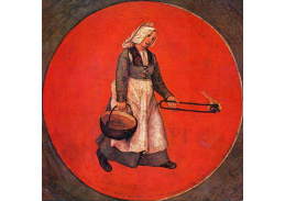 A-6742 Pieter Brueghel - Dvanáct přísloví, foukání za tepla a za studena