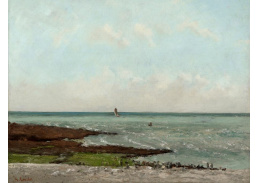 A-6922 Gustave Courbet - Prádleny u odlivu v Étretatu