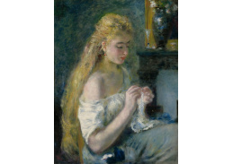 A-8099 Pierre Auguste Renoir - Mladá žena při háčkování