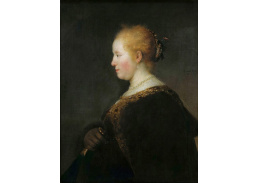 A-8111 Rembrandt - Mladá žena z profilu