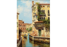 DDSO-2549 Antonietta Brandeis - Kanál v Benátkách s výhledem na Palazzo Rocca