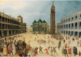 DDSO-4228 Sebastiaen Vrancx - Karnevalová scéna na Piazza San Marco v Benátkách