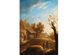 DDSO-2595 David Teniers - Vesnická scéna za úsvitu