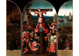 D-6336 Hieronymus Bosch - Triptych ukřižovaného mučedníka