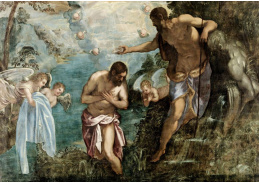 D-7306 Jacopo Tintoretto - Kristův křest