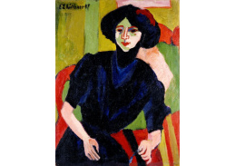 D-8242 Ernst Ludwig Kirchner - Portrét ženy