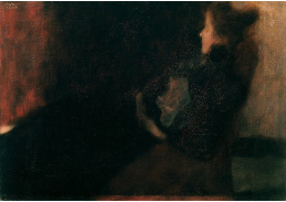 D-8347 Gustav Klimt - Dáma u krbu