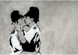 D-9288 Banksy - Líbání policistů