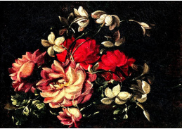 D-9402 Giovanni Simone Ascani - Růže a další květiny na římse