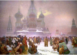 A-506 Alfons Mucha - Slovanská epopej, zrušení nevolnictví v Rusku