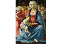 A-86 Sandro Botticelli - Madonna s dítětem a pěti anděly