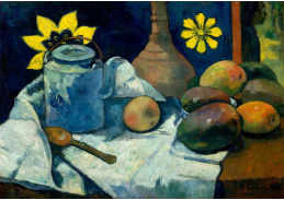 A-119 Paul Gauguin - Zátiší s konvicí a ovocem