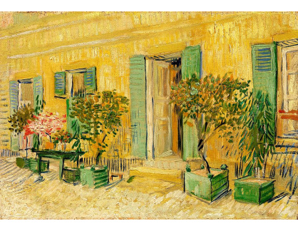 R2-1231 Vincent van Gogh - Fasáda restaurace v Asnieres