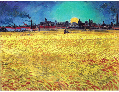 R2-1465 Vincent van Gogh - Pšeničné pole poblíže Arles
