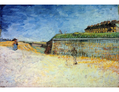 R2-1520 Vincent van Gogh - Opevnění Paříže s domy