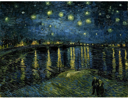 VR2-493 Vincent van Gogh - Hvězdná noc nad Rhonou