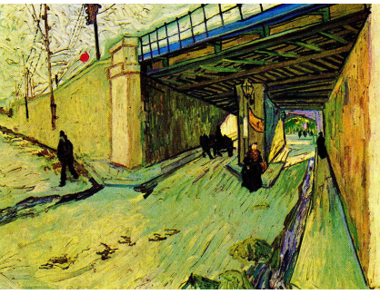 VR2-121 Vincent van Gogh - Železniční most přes bulvár Montmajour