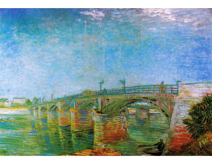 VR2-190 Vincent van Gogh - Most přes Seinu v Asnieres