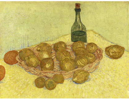 VR2-210 Vincent van Gogh - Zátiší s lahví, citrony a pomerančemi
