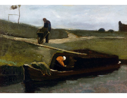 VR2-245 Vincent van Gogh - Rašelinový člun se dvěma postavami
