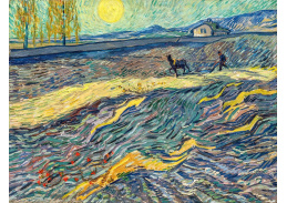 VR2-27 Vincent van Gogh - Rolník orající pole