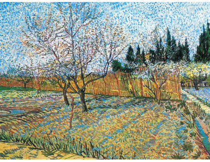 VR2-68 Vincent van Gogh - Kvetoucí ovocný sad s broskvoněmi