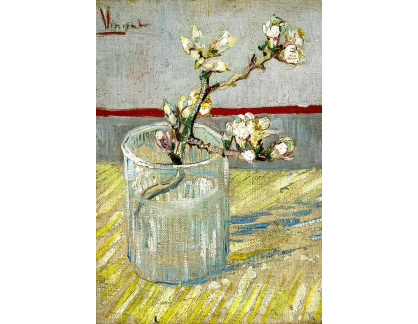 R2-48 Vincent van Gogh - Kvetoucí větve mandlovníku ve sklenici